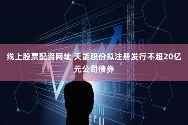 线上股票配资网址 天能股份拟注册发行不超20亿元公司债券